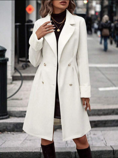 كوت أبيض أنيق – White Elegant Coat